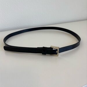 Tommy Hilfigure Navy Blue Skinny Accent Belt